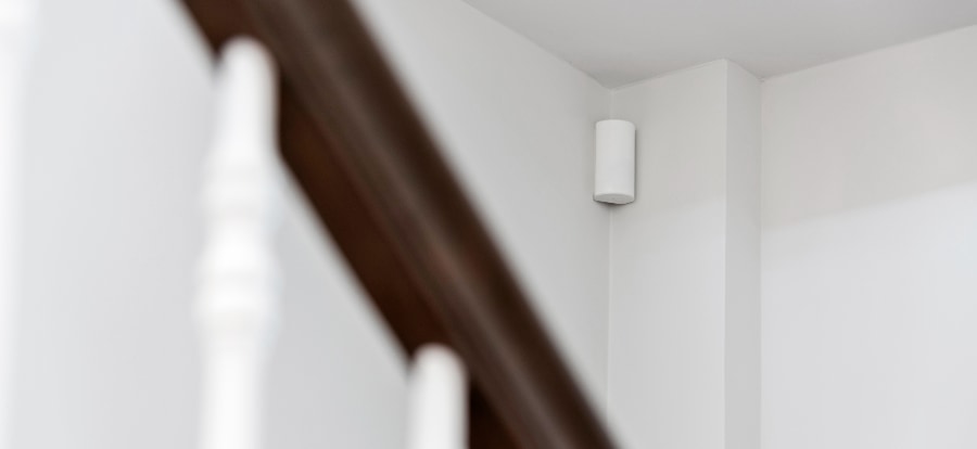 Boulder motion sensor placement